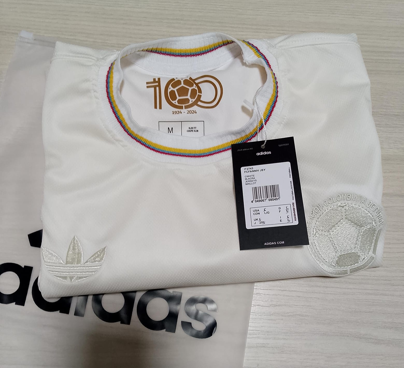 Camiseta Colombia 100 Anos